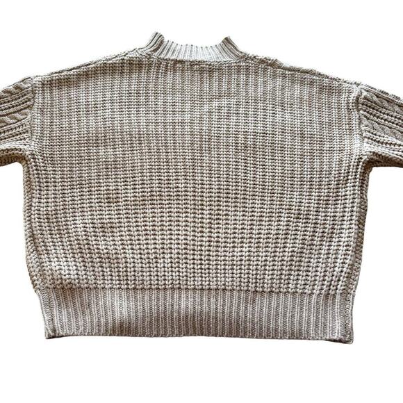 Time and Tru Lot Of 2 Women's Size L Yellow Beige Pullover Mixed Stitch Sweaters - Picture 9 of 13